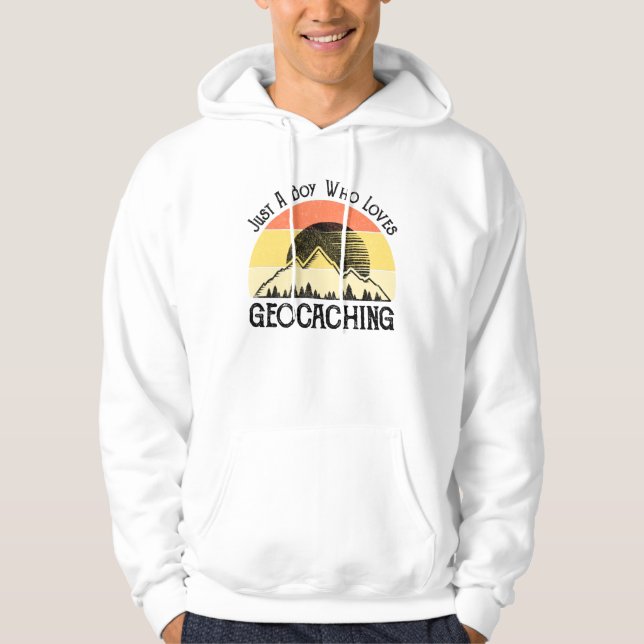 Sudadera Solo Un Niño Que Ama La Geocalización (Anverso)