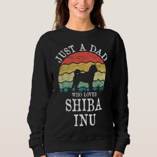 Sudadera Solo un papá que ama a Shiba Inu Perro amante DAD