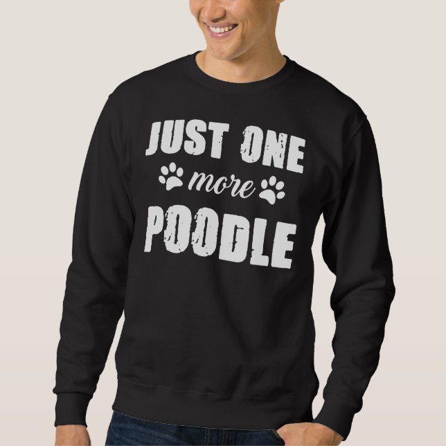 Sudadera Sólo un perro caniche más (Anverso)