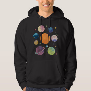 Sudadera Sólo un plan de amor a los planetas pastel Sistema
