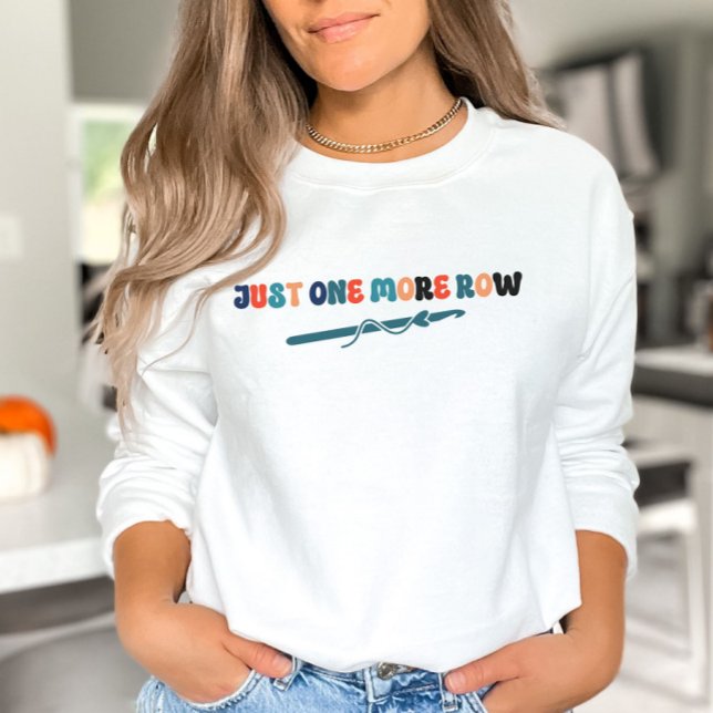 Sudadera Solo un regalo más de una camiseta crochet de fila (Subido por el creador)