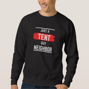 Sudadera Solo un vecino tipo TENT, Profesional, Simple, Div