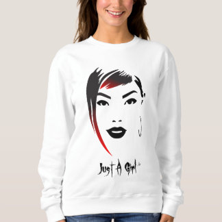 Sudadera Sólo una chica pelo rojo