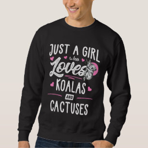 Sudadera Sólo Una Chica Que Ama A Koalas Y A Las Mujeres Ca