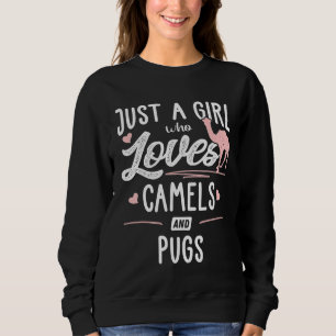 Sudadera Solo Una Chica Que Ama A Los Camellos Y A Las Muje