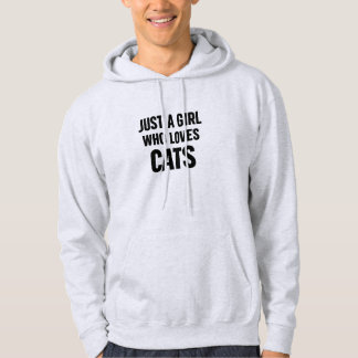 Sudadera Solo una chica que ama a los gatos – Amor minimali