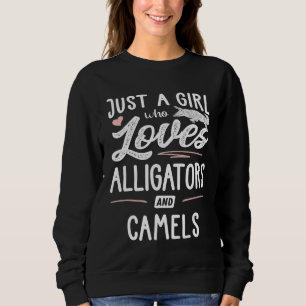 Sudadera Sólo Una Chica Que Ama A Los Ligadores Y Camels Wo