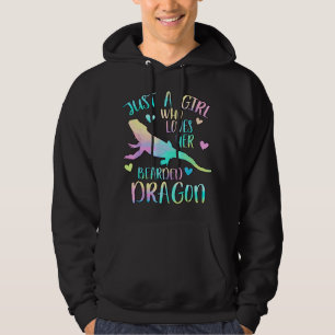 Sudadera Solo una chica que ama a sus dragones barbudos