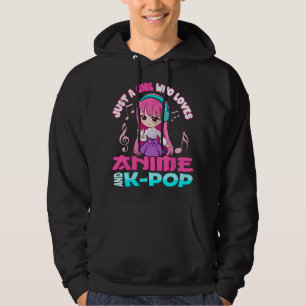Sudadera Solo una chica que ama el Anime y el K-pop Anime G