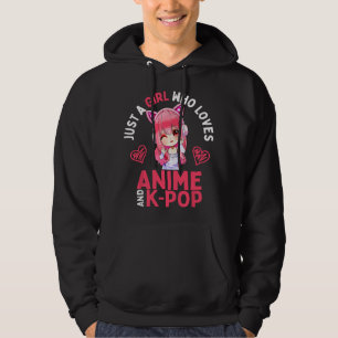 Sudadera Solo una chica que ama el anime y las mercancías d