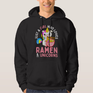 Sudadera Solo una chica que ama el Ramen y los Anime de Uni