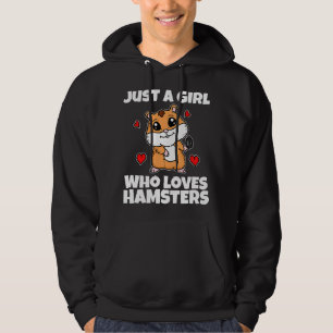 Sudadera Sólo Una Chica Que Ama Hámsters Ropa De Hámster De