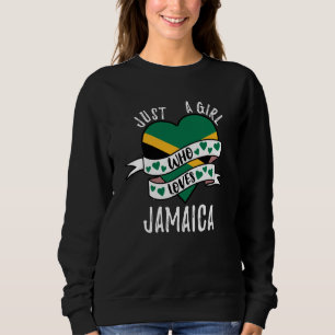 Sudadera Solo una chica que ama Jamaica