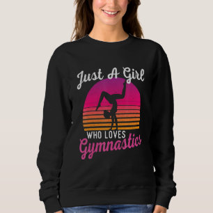Sudadera Solo una chica que ama la gimnasia - Gimnasio de a