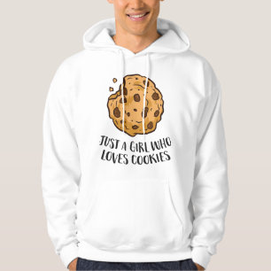 Sudadera Solo una chica que ama las galletas divertidas con