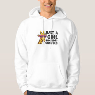 Sudadera Sólo una chica que ama las jirafas _3
