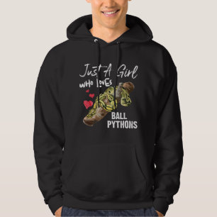 Sudadera Solo Una Chica Que Ama Las Pitones De Bola - Serpi