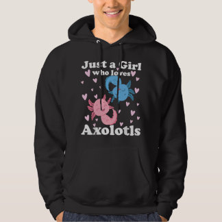Sudadera Solo una chica que ama los ajolotes Ajolote lindo
