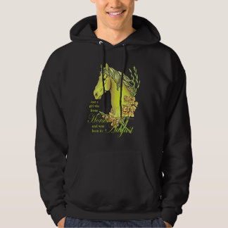 Sudadera Sólo Una Chica Que Ama Los Caballos Nacida En Agos