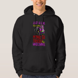 Sudadera Sólo una chica que ama los camiones monstruo y los