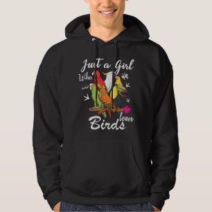 Sudadera Solo una chica que ama los pájaros Observación de