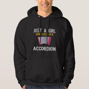 Sudadera Sólo una Chica que ama su acordeón