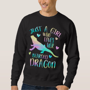 Sudadera Sólo una Chica que ama sus dragones con barba