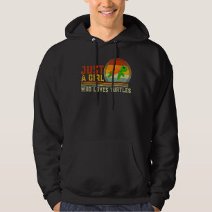 Sudadera Solo Una Chica Que Ama Tortugas Tortuga Lindo Anim
