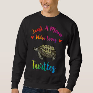 Sudadera Sólo una mamá que ama a las tortugas marinas madre