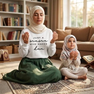 Sudadera solo una mamá que hace dua regalo de mamá musulman