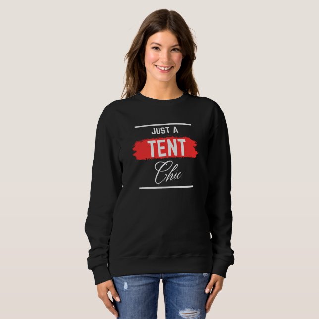Sudadera Sólo una tipografía de Moda de TENT, profesional,  (Anverso completo)