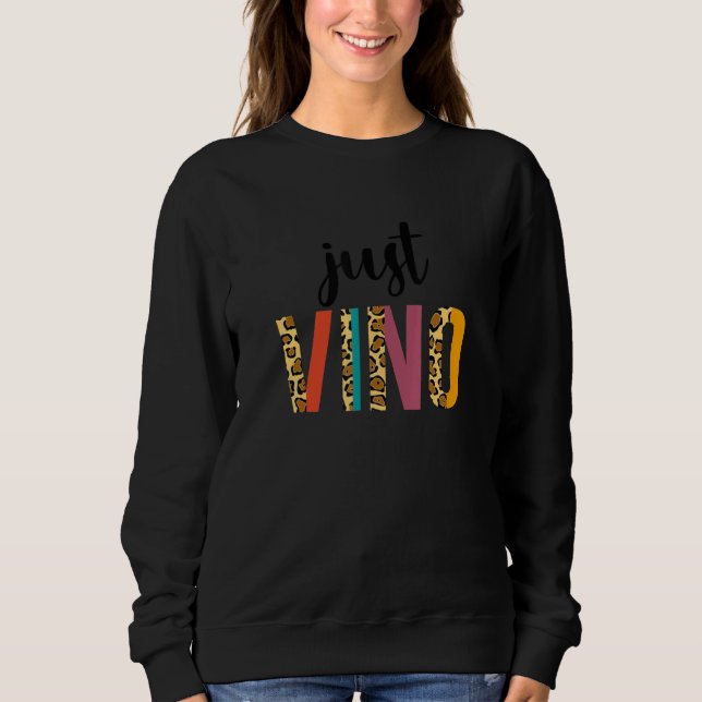 Sudadera Solo Vino Beber Vino Damas de Honor Napa Despedida (Anverso)