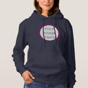 Sudadera soltera tu imagen aquí, personalizado de texto fot