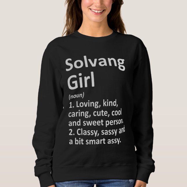 Sudadera Solvang Chica Ca California City Home Roots (Anverso)