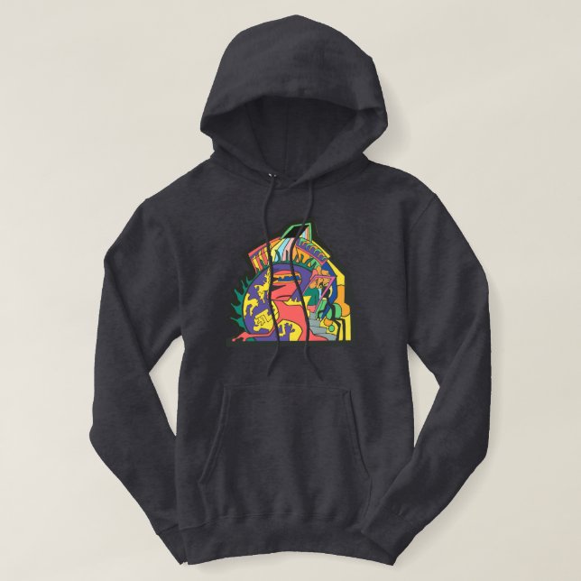 Sudadera Sombra burlada  (Diseño del anverso)