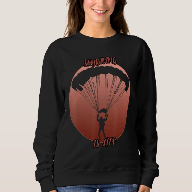 Sudadera Sombra De Buceo En Un Círculo Rojo (Anverso)