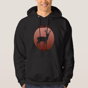 Sudadera Sombra Taxidermia En Un Círculo Rojo
