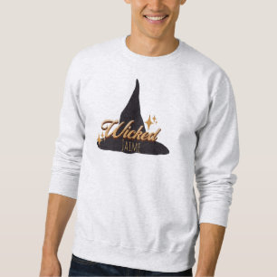 Sudadera Sombrero de Bruja Retro Nombre Malvado