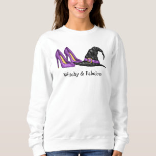 Sudadera Sombrero de Bruja y Tacones Bruja Encantadora de H