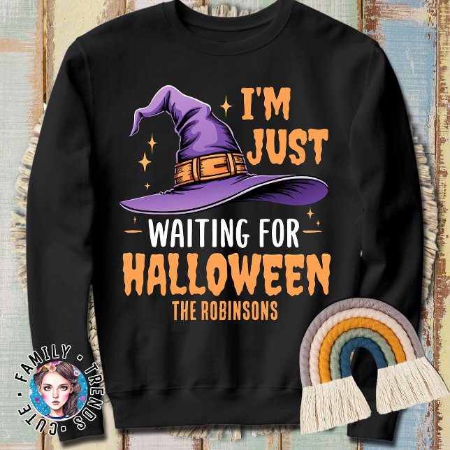 Sudadera Sombrero de Brujas Esperando Halloween (Subido por el creador)