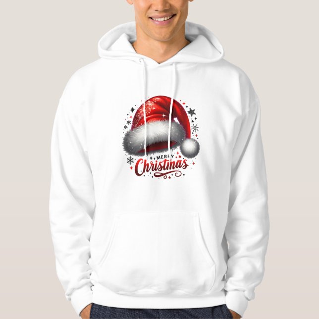 Sudadera Sombrero de Santa Escarlata con brillo (Anverso)