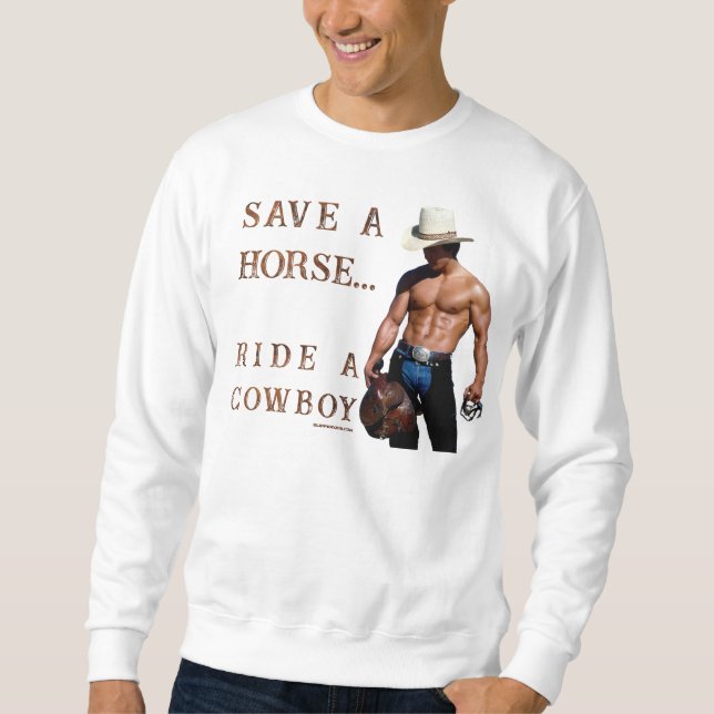 Sudadera Sombrero de vaquero de paja para montar a caballo  (Anverso)