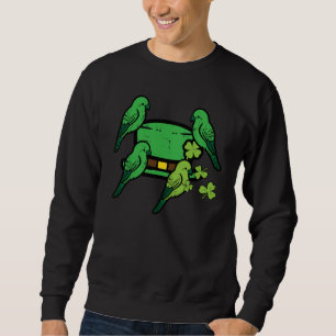 Sudadera Sombrero del día de San Patricio pájaros cardenal
