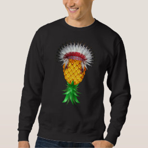 Sudadera Sombrero Indio Americano De Piña Boca Abajo Swinge