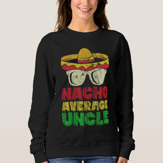 Sudadera Sombrero Mexicano de Tío No Promedio (Anverso)