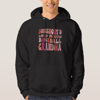 Sudadera Somebody s Loud Mouth Baseball Grandma Groovy Retr