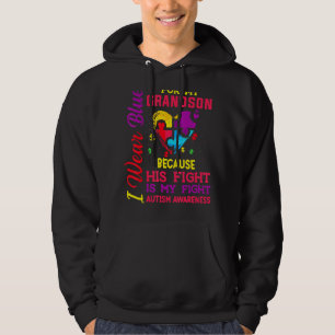 Sudadera Somos Azules Para La Autismo Abuela Awareness Outf