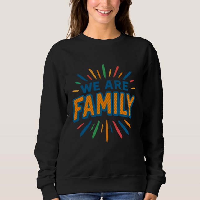 Sudadera Somos familia 1 (Anverso)