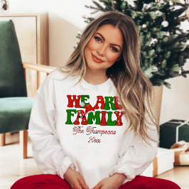 Sudadera Somos Navidades en Matanza Personalizada Familiar