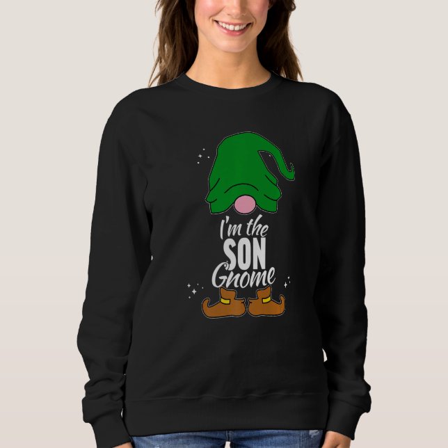 Sudadera Son Gnome Matching Family Group Christmas For Part (Anverso)